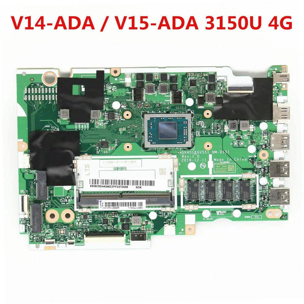 for V14-ADA V15-ADA Laptop Motherboard 3150U 4G RAM GV451 GV551 NM
